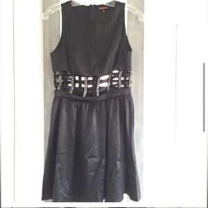 ASOS Waist Cut out Flare Mini Dress